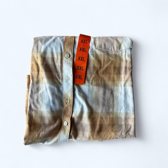 Weatherproof Vintage Women's Flannel Shirt Yellow size XXL - Picture 6 of 9